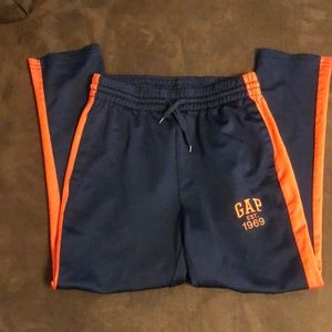 Boys Navy Blue and Orange Gap pants